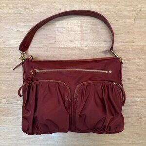 MZ Wallace Tote in Rust with Gold hardware